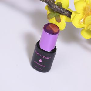Pinky leem New Product Pink 0.5s Private Label UV Lash <b>Glue</b> LED Light Fast Drying Waterproof UV <b>Glue</b> Lash Extension <b>Glue</b> - Product Image 5
