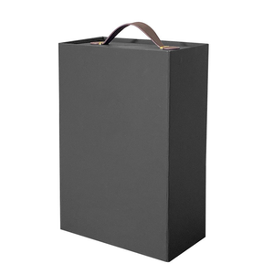 Caja de Regalo Plegable <span class=keywords><strong>para</strong></span> <span class=keywords><strong>Vino</strong></span> Tinto de Una Pieza, Portátil, con Cuerda, Diseño Magnético y Plegable, de Alta Calidad - Product Image 4