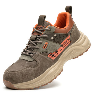 <b>Men</b> Safety <b>Shoes</b> Anti Smashing Anti Puncture Insulation 6KV Breathable Lightweight <b>Work</b> <b>Shoes</b> For Electricians Welding Industry - Product Image 3