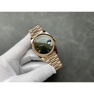 Drioshipping Custom Stainless Steel Japanese Movement Calendar Custom Gold Luxury <b>Watch</b> Men's High Quality <b>Mechanical</b> <b>Watch</b> - Product Image 4