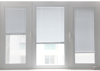 Lukliving Fenêtre et Porte Intégrées Modernes en Aluminium à Double Vitrage Insonorisé avec Contrôle Magnétique et Stores Intégrés en Verre