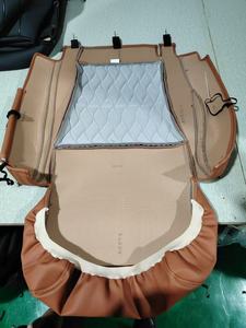 Housses de siège sur mesure pour Toyota Alphard, accessoires de voiture, 3 rangées, 7 sièges, coussin en cuir artificiel, partie centrale, ensemble complet - Product Image 3