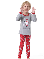 Özel Tasarım Bambu Aile Noel Pijamaları Çocuk Noel Pijamaları Eşleşen Aile Pijama Takımları Kadın Büyük Beden Noel Ev Giyim Takımları