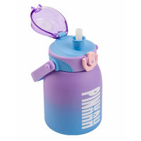 PINKAH 34oz Botol Vakum Stainless Steel Berkapasitas Besar dengan Tali Desain Modern Botol Termal untuk Berkemah