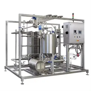 Machine de stérilisation de pasteurisation de pasteurisateur de lait UHT de la plaque 3000LPH pour le jus