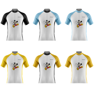 OEM ODM venta al por mayor niños <span class=keywords><strong>ciclismo</strong></span> Jersey transpirable patrón personalizado bicicleta camisa para chico - Product Image 5