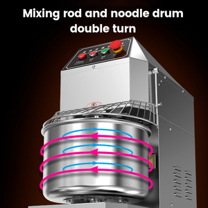 <span class=keywords><strong>Impastatrice</strong></span> Professionale per Panetteria in Acciaio Inox, Capacità 50kg, 5kg, 10qt, Mixer a Spirale per Impasti di Pane e Pasticceria - Product Image 2