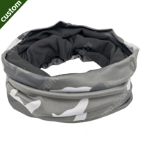 Cache-cou tactique SWAT personnalisé à deux couches, imprimé floral camouflage froid, unisexe, en polyester et élasthanne, pour l'hiver, le ski et le cyclisme, vente en gros