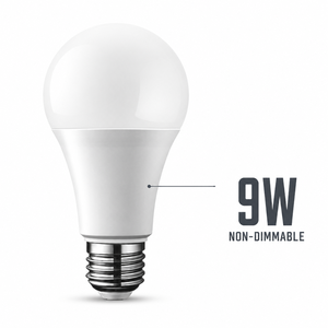 Bombilla LED YONGZE A19, Base E27/B22, 9W, Uso Residencial, Ahorro de Energía, Protección Ocular, Tres Temperaturas de Color, Bombilla de Aluminio - Product Image 3