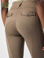 Leggings d'équitation à imprimé silicone intégral, Culottes d'équitation pour cavalier, Collants d'équitation en silicone – Fabricant