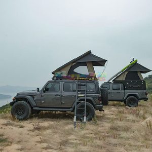 Dachzelt hartschale เต็นท์บนหลังคารถแค้มปิ้งอลูมิเนียมแข็งสำหรับ4x4รถ SUV - Product Image 6