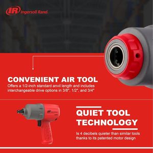 ประแจลม Ingersoll Rand รุ่น 2236QTiMAX DXS2 ขนาด 1/2 นิ้ว สีเทาไทเทเนียม - Product Image 4