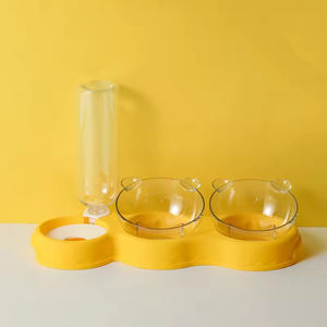 Bol double pliable et portable pour chien, écologique et élégant, avec bouteille d'eau - Product Image 6