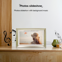 Iklan layar LCD besar, bingkai foto Digital TV layar LCD 18.5 "19" Loop Video 10 inci dengan Remote kontrol