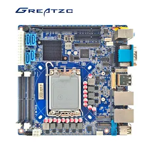 ZC-ITXB660 Mini Itx anakart B660 çip PCIE X16 PCIE X4 3 m. 2 endüstriyel anakart