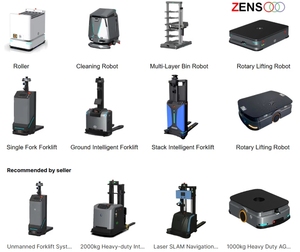 Carretilla elevadora de pasillo estrecho ZENS CDD20 Carretilla elevadora autónoma láser SLAM 2000KG + 10h de resistencia (pasillos estrechos) - Product Image 6