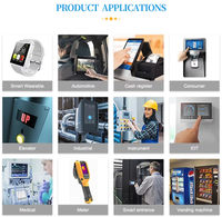 Layar Modul TFT LCD Persegi 3.4 Inci 480x480 IPS dengan Pengontrol ST7701S Antarmuka MIPI 2 Jalur Kecerahan 270 -20 +70C