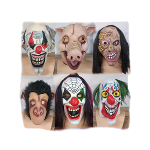 2025 plus récent masque en Latex d'horreur doit avoir pour Halloween effrayant fête Cosplay accessoires plusieurs Styles mascarade pour accessoires de Cosplay - Product Image 1