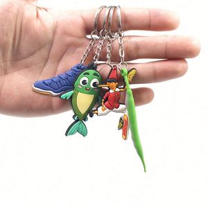 Rubber Soft PVC 3d Keychain Plastic <b>Key</b> <b>Chain</b> Custom Shape Keyring - Product Image 4