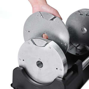 أحدث تصميم حاصل على براءة اختراع، دمبل قابل للتعديل عالي الجودة بزيادات 1.5/2 كجم، من 24 كجم إلى 41.5 كجم، 90 رطل من الأوزان الحرة - Product Image 2