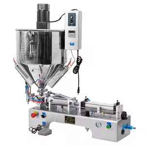 Factory Price Simple Operation Semi-Auto Wax Jelly Filling <b>Machines</b> Honey Paste Body Mixing Filler Equipment - Product Image 1