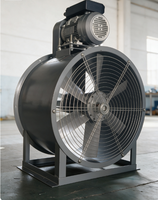 Ventilateur axial T40 antidéflagrant à entraînement par courroie, ventilateur axial à moteur externe, ventilateur d'extraction de fumée haute température pour cabine de pulvérisation chimique