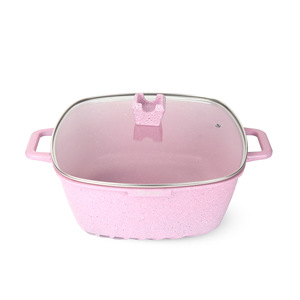 <span class=keywords><strong>Set</strong></span> di casseruole per pentole calde isolate dirette in fabbrica rivestimento in marmo <span class=keywords><strong>set</strong></span> di pentole smaltate da 22 pezzi - Product Image 3