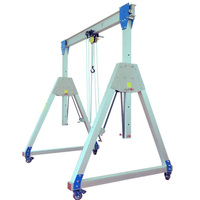 Mini-grue portique électrique en aluminium 1000 kg à entraînement par engrenages pour la construction, vente directe usine TransHoist