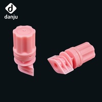 Bouchon de distribution contrôlée en plastique de 5 mm pour sachets souples de cosmétiques, lotions, crèmes, gels, soins personnels et emballages alimentaires
