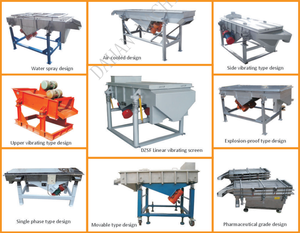 Machine horizontale d'écran vibrante de poudre chimique de carbonate de calcium de l'acier inoxydable 304 de l'élimination des impuretés 5mm et 10mm - Product Image 6