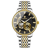 Nouvelle Montre Mécanique Entièrement Automatique 2026 pour Homme, Luxe Affaires, Étanche, Mouvement Creux, Logo Personnalisé