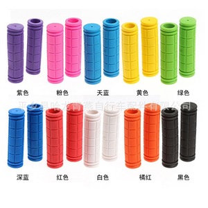Poignées de guidon de vélo 22,2 mm TPR antidérapantes colorées non imperméables pour vélos de route - Product Image 1