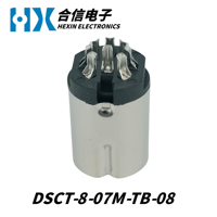 Connecteur DIN série DSCT femelle HX Factory Direct, homologué UL, pour la transmission de signal dans les systèmes de contrôle PLC d'automatisation
