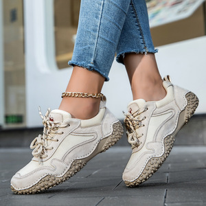 Chaussures décontractées d'extérieur pour hommes et femmes, taille 46, best-seller, adaptées à l'automne et à l'hiver, avec maille respirante et cuir véritable - Product Image 4