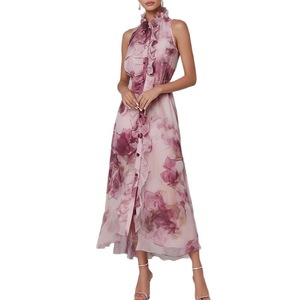 Vêtements pour femmes de commerce transfrontalier 2026, nouvelle mode printemps européenne et américaine, élégants imprimés <span class=keywords><strong>Ru</strong></span> - Product Image 5