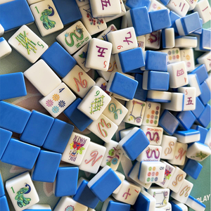 Nhà Máy Tùy Chỉnh Mỹ Mahjong Set Acrylic Du Lịch Gạch Mahjong Trò Chơi Giải Trí Bảng Trò Chơi - Product Image 5