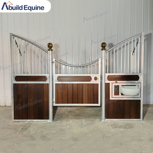 Cales à chevaux portables bon marché, boîte en bambou stable de ferme de porte de cheval, panneau de stalle en acier pour cheval de grange - Product Image 6