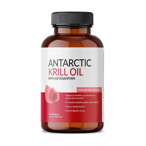Antarktika krill yağı 1000mg astaksantin fosfolipitler 100% saf yüksek kaliteli kril yağı yumuşak kapsüller - Product Image 4