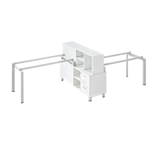 Moderno muebles de oficina escritorio para 2 Persona centro de la computadora de la Oficina de Trabajo - Product Image 2