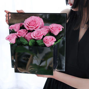 Rosa Preservada al por Mayor de Zante, Flor Natural Real al Tacto, Caja de Regalo Cuadrada Hecha a Mano para el Día de San Valentín, Regalo para el Día de la Madre - Product Image 3