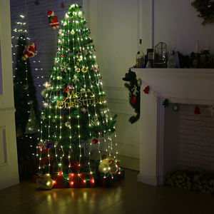 Levou Meteor Shower Caindo Chuva Gota Natal Rua Make-up Tree Dress Meteor Shower Luzes Led - Product Image 2