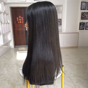 Nouveau YF-2346 Topper en cheveux humains avec base en soie, couleur naturelle, cheveux vierges raides, densité 130%, cheveux russes, logo personnalisé - Product Image 5