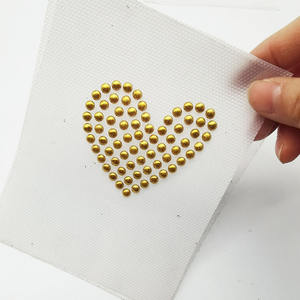 Adornos Termoadhesivos de Aluminio 3D con Forma de Cúpula, Diseño de Tachuelas, para Ropa, MOQ Bajo - Product Image 4