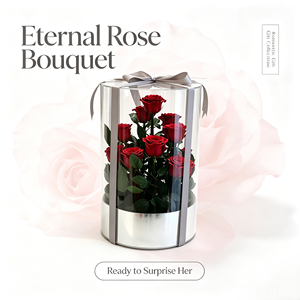 Rosa Eterna Attiva '<span class=keywords><strong>Giardino</strong></span> <span class=keywords><strong>Segreto</strong></span>', Rosa Rossa Conservata, Regalo per Decorazioni Eventi, Festa della Mamma, San Valentino, Natale - Product Image 3