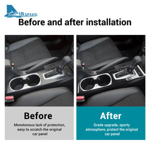 Luxury Carbon Fiber Sticker for Acura ILX 2013-2022 LHD <strong>Cars</strong> Real Soft Interior Kits Including Water Cup <strong>Accessories</strong> - Product Image 5