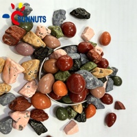 Boules de chocolat au lait solides en forme de pierre colorées, bonbons de haute qualité, vente en gros, collation pour cadeaux de fête