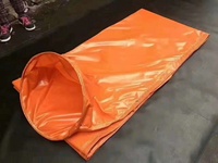 Tuyau d'aération ignifuge pour mines, conduit d'air antistatique en PVC, tuyau de ventilation robuste résistant à l'usure en toile épaisse