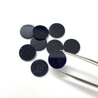 Pierres plates doubles en onyx noir
