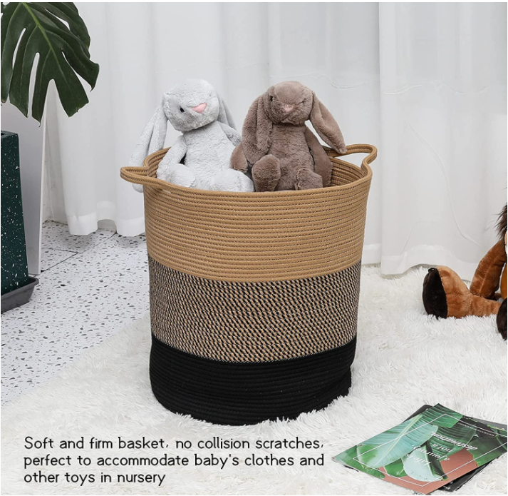 Customized LOGO Cotton Rope Storage Laundry