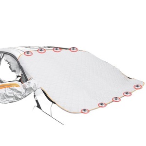 Car Front Windshield <b>Shade</b> Magnetic Aluminum Foil Sun Protection Heat Insulation Cover For Winter Anti Frost Snow Guard - Product Image 1